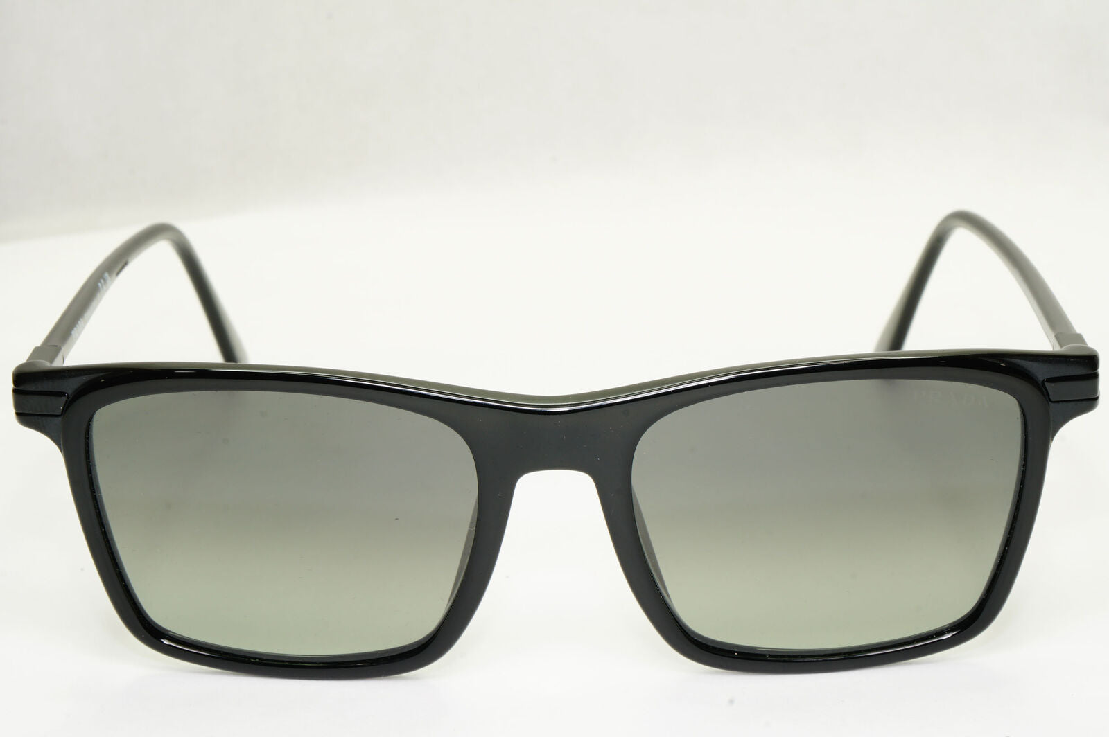 Prada Sunglasses Glass Lens Black Grey Gradient Square PR19XS SPR 19X 07F-09G