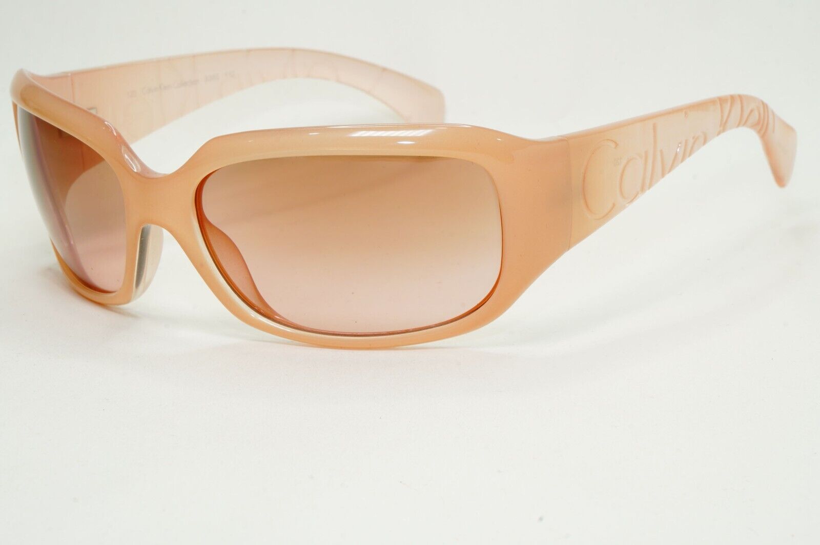 Calvin Klein Sunglasses 2005 Vintage Nude Beige Brown Unisex 838S 112 121124