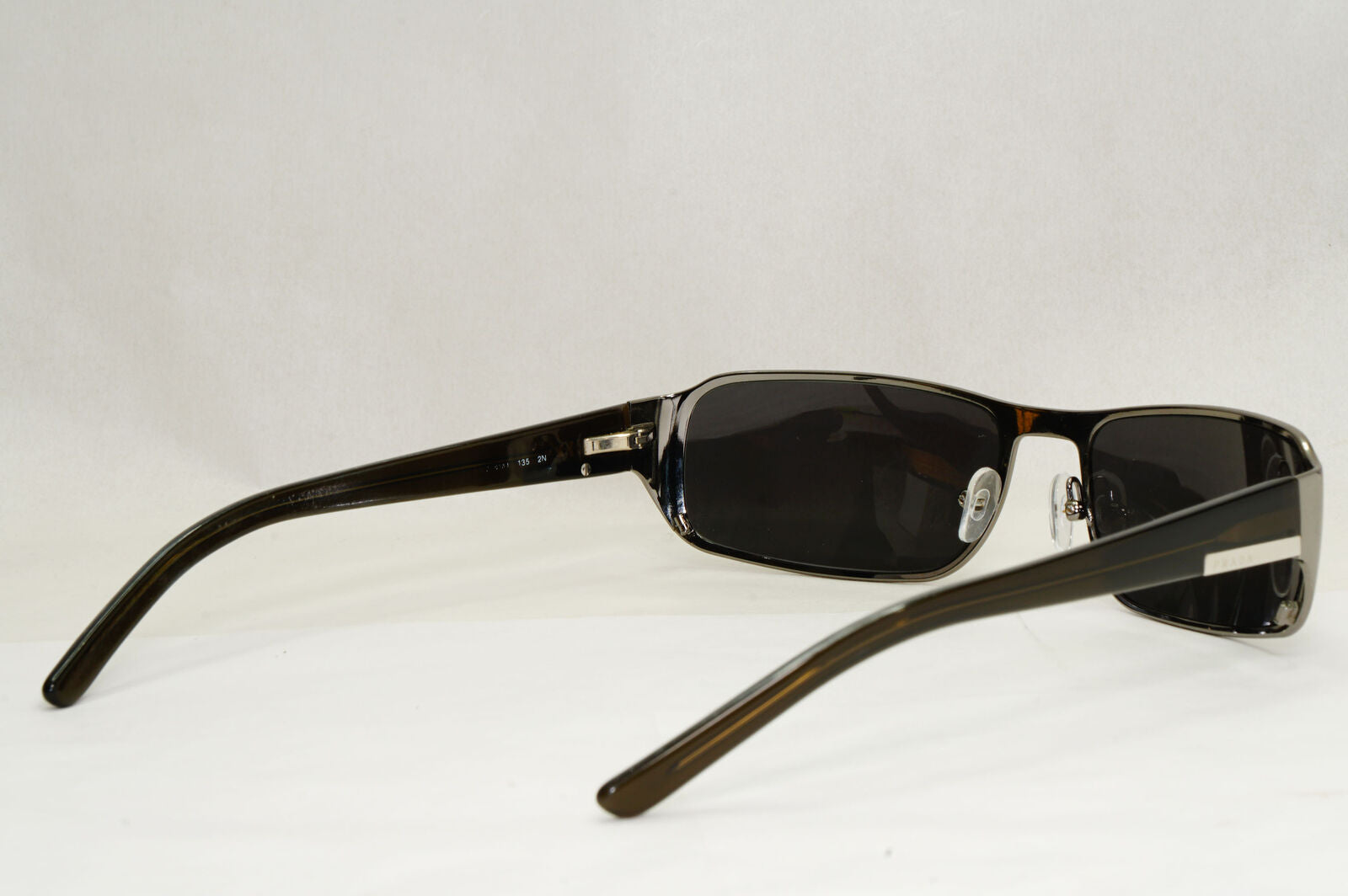 Prada Sunglasses 2006 Vintage Gunmetal Brown Olive PR52FS SPR 52F 5AV-4M1 060324