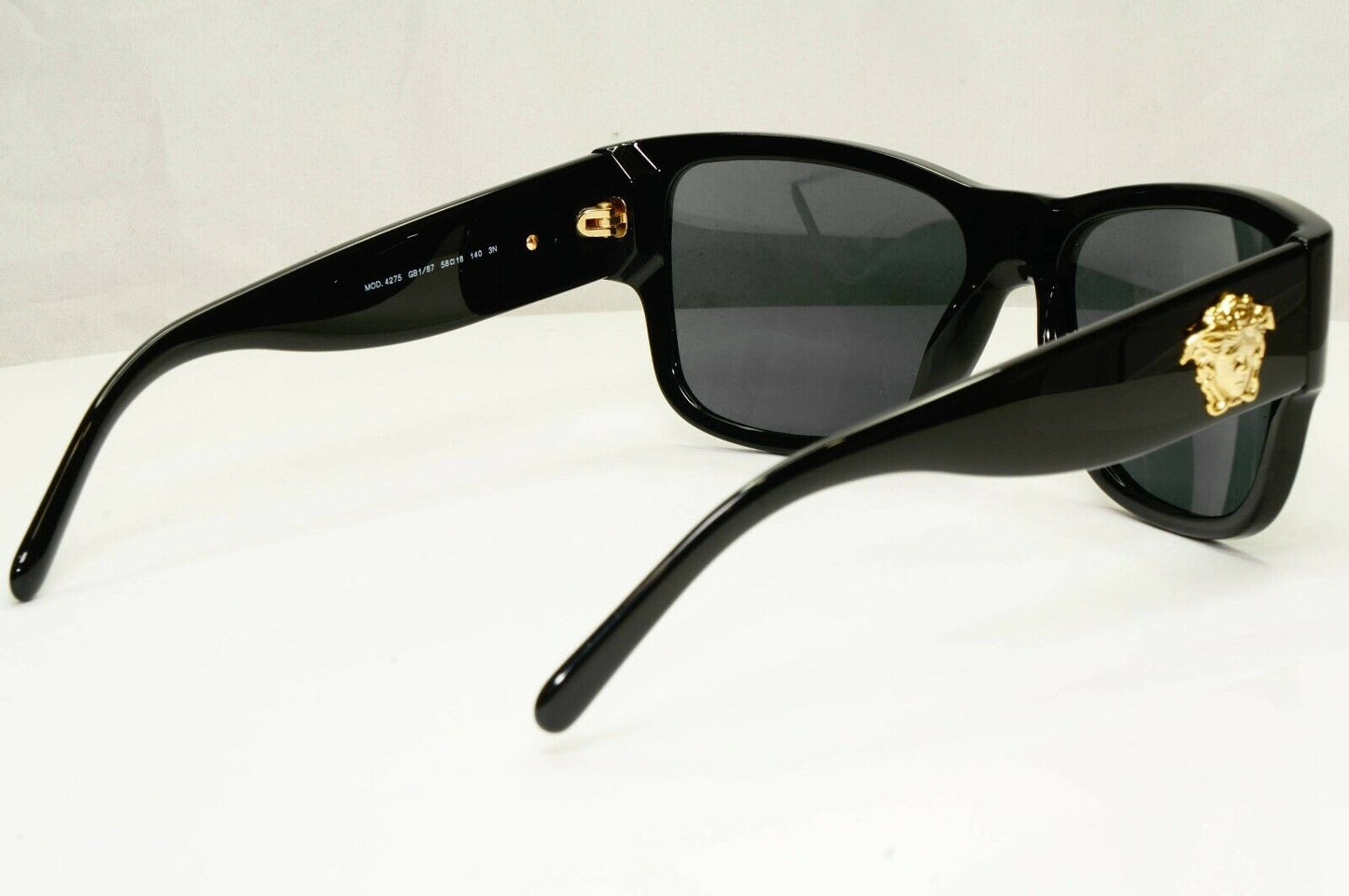 Versace Gold Medusa Sunglasses Black Square Fashion Designer MOD VE 4275 GB1/87
