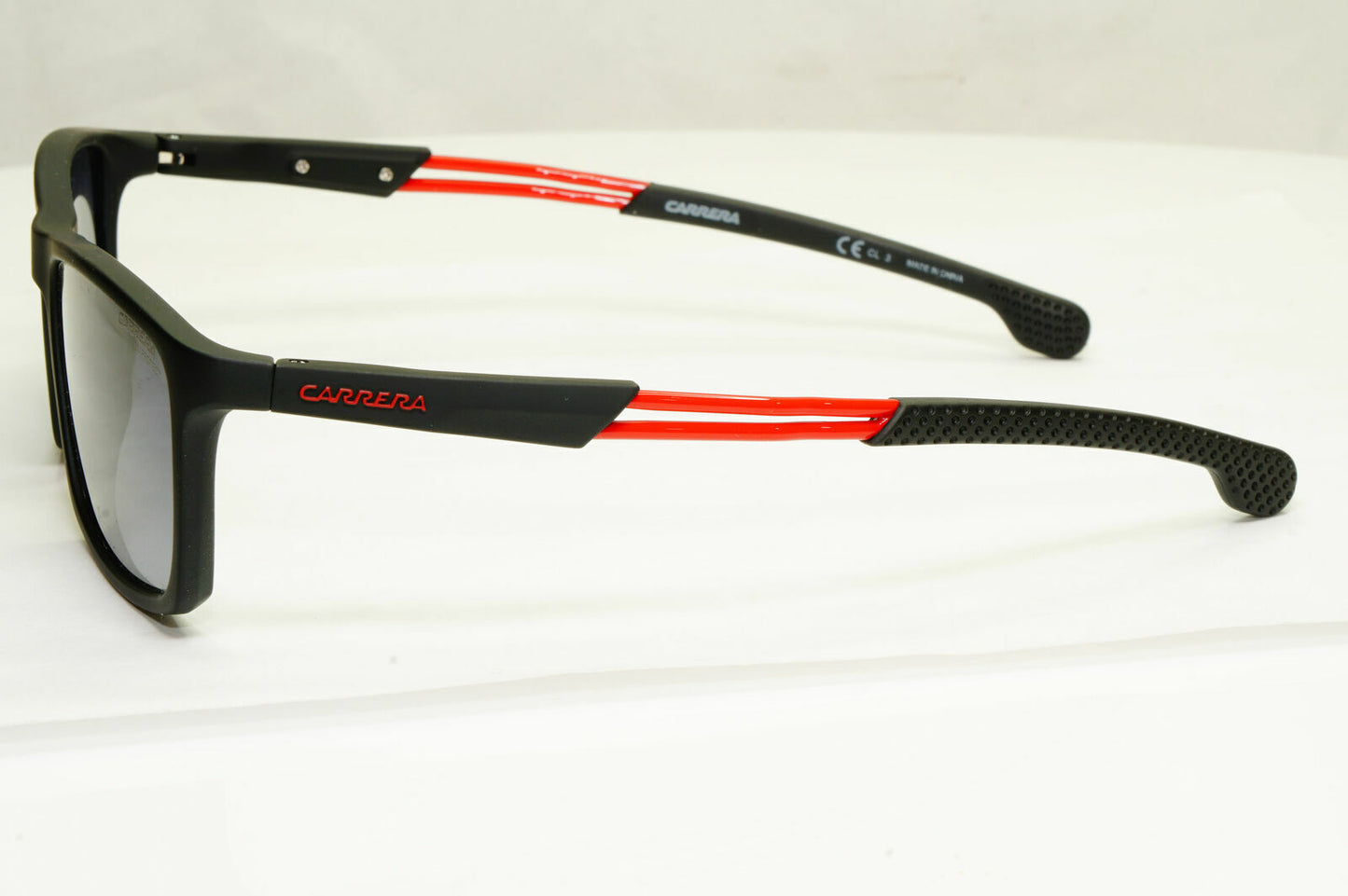 Carrera Sunglasses Black Gradient Smoke Red Square Rectangle 4016 0039O Sport