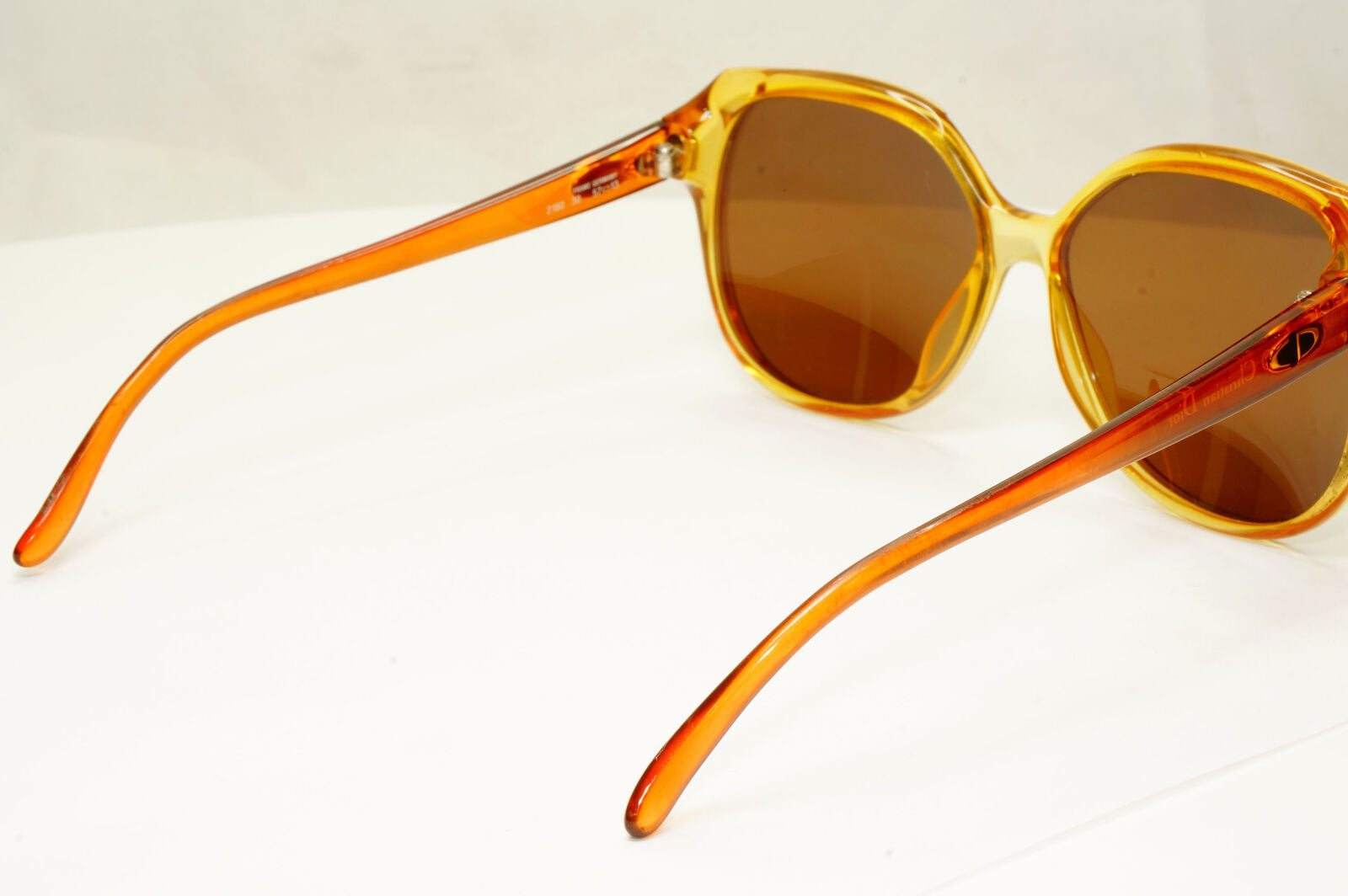 Dior Womens Vintage Sunglasses Designer Germany 1990s Brown 2160 30 36237