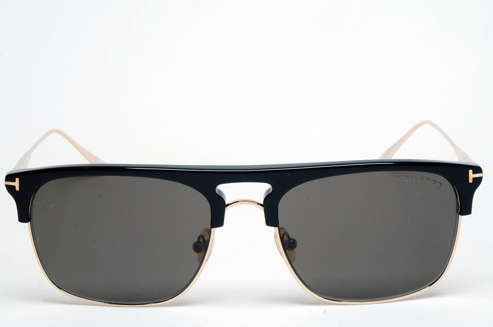 Tom Ford Sunglasses Lee Black Gold Grey Square Navigator FT0830 TF 830 01A 56mm
