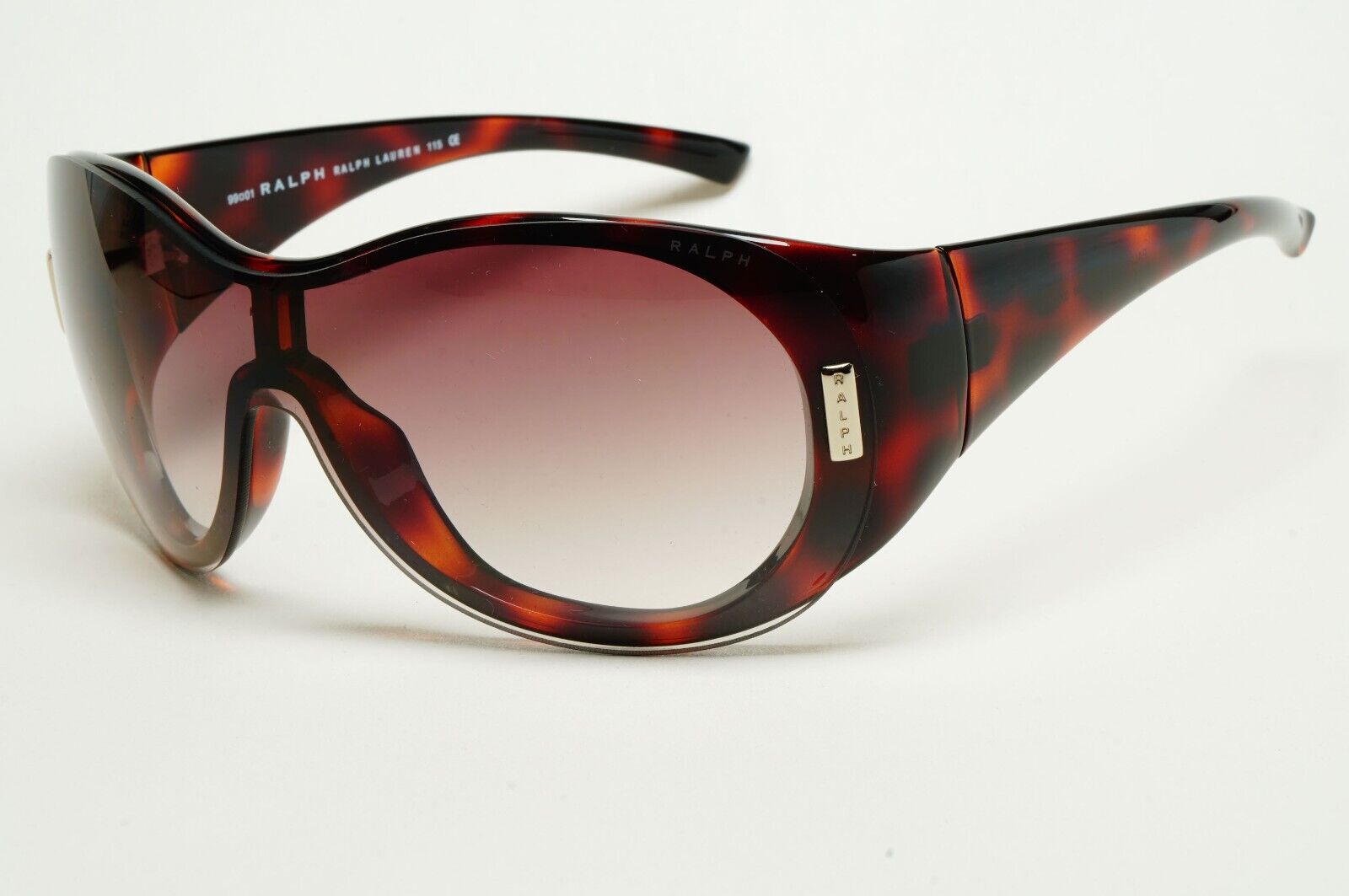 Ralph Lauren Sunglasses 2006 Vintage Brown Shield Visor 7572/S 0V08 211124