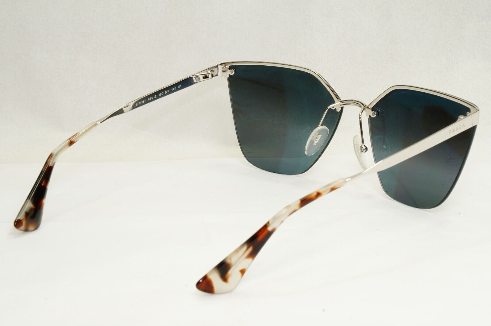 Prada Sunglasses Polarized Mirror Silver Cinema PR68TS SPR 68T 1BC-2F2 270324