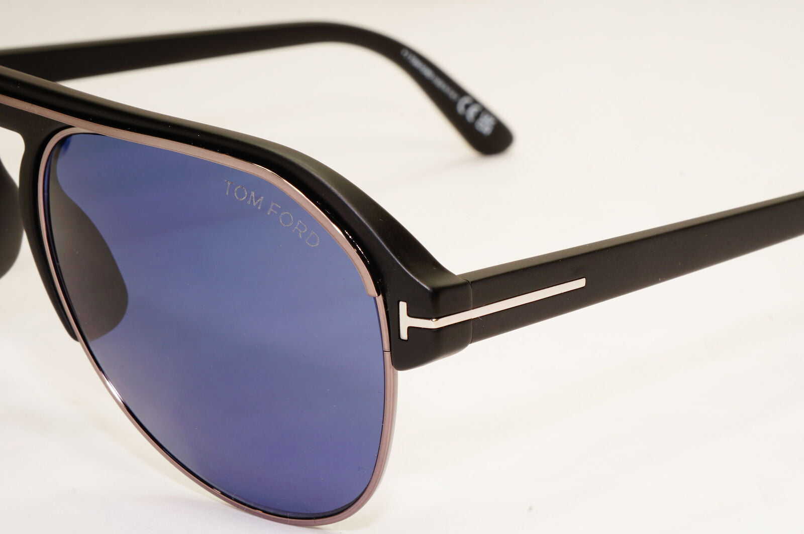 Tom Ford Sunglasses Marshall Black Blue Pilot FT0929 TF 929 Marshall 02V