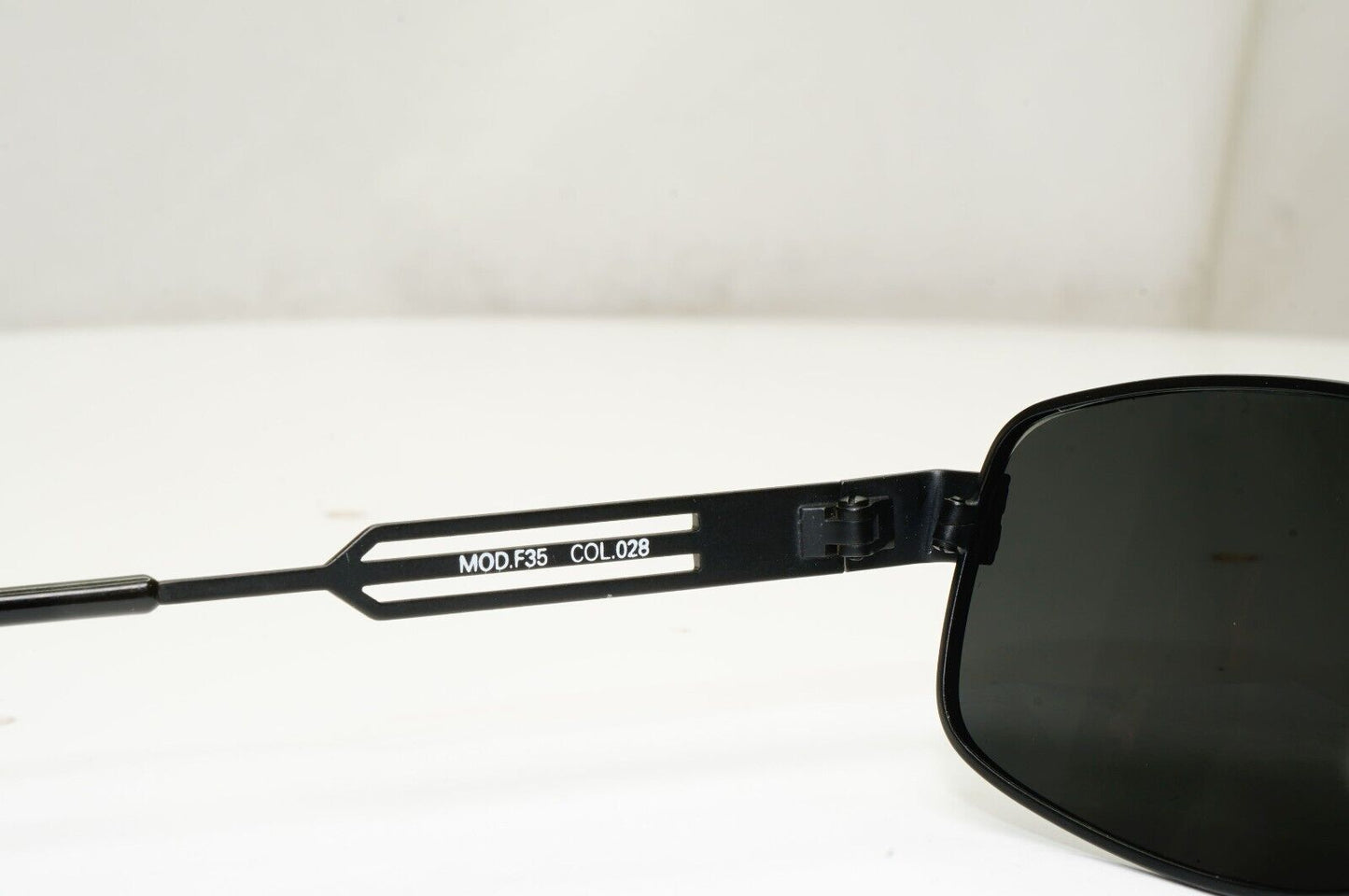 Versus Sunglasses 1996 by Gianni Versace Vintage Matte Black MOD F35 COL 028