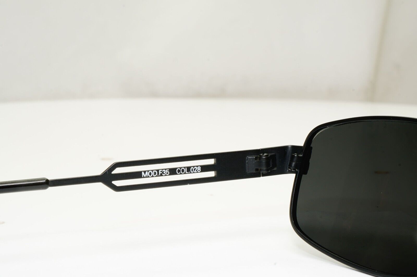 Versus Sunglasses 1996 by Gianni Versace Vintage Matte Black MOD F35 COL 028