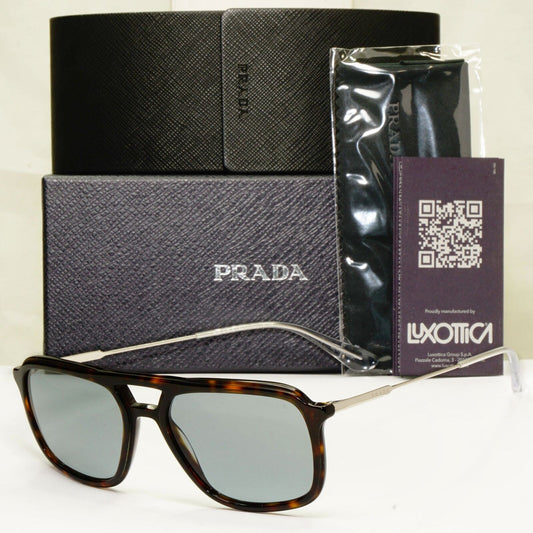 Prada Sunglasses Navigator Pilot Brown Havana Grey PR06VS SPR 06V 2AU-3C2