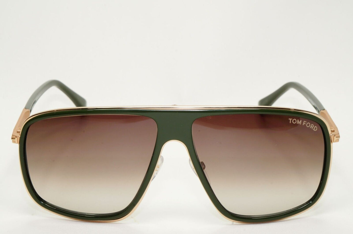 Tom Ford Sunglasses Quentin Green Gold Brown Gradient Square FT0463 TF 463 98K