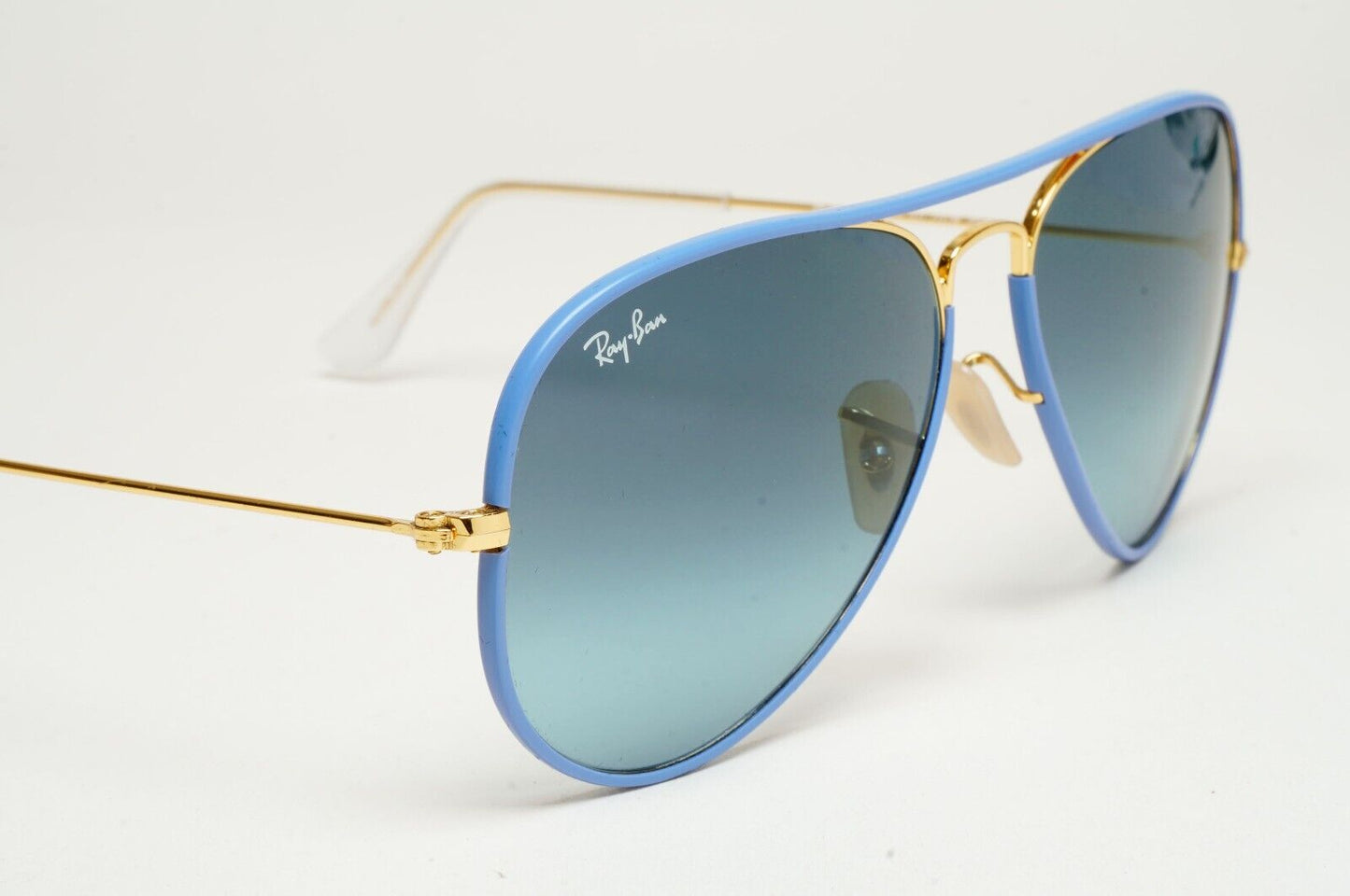 Ray-Ban Sunglasses Aviator Full Color Gold Blue Gradient RB 3025-J-M 001/4M 58mm