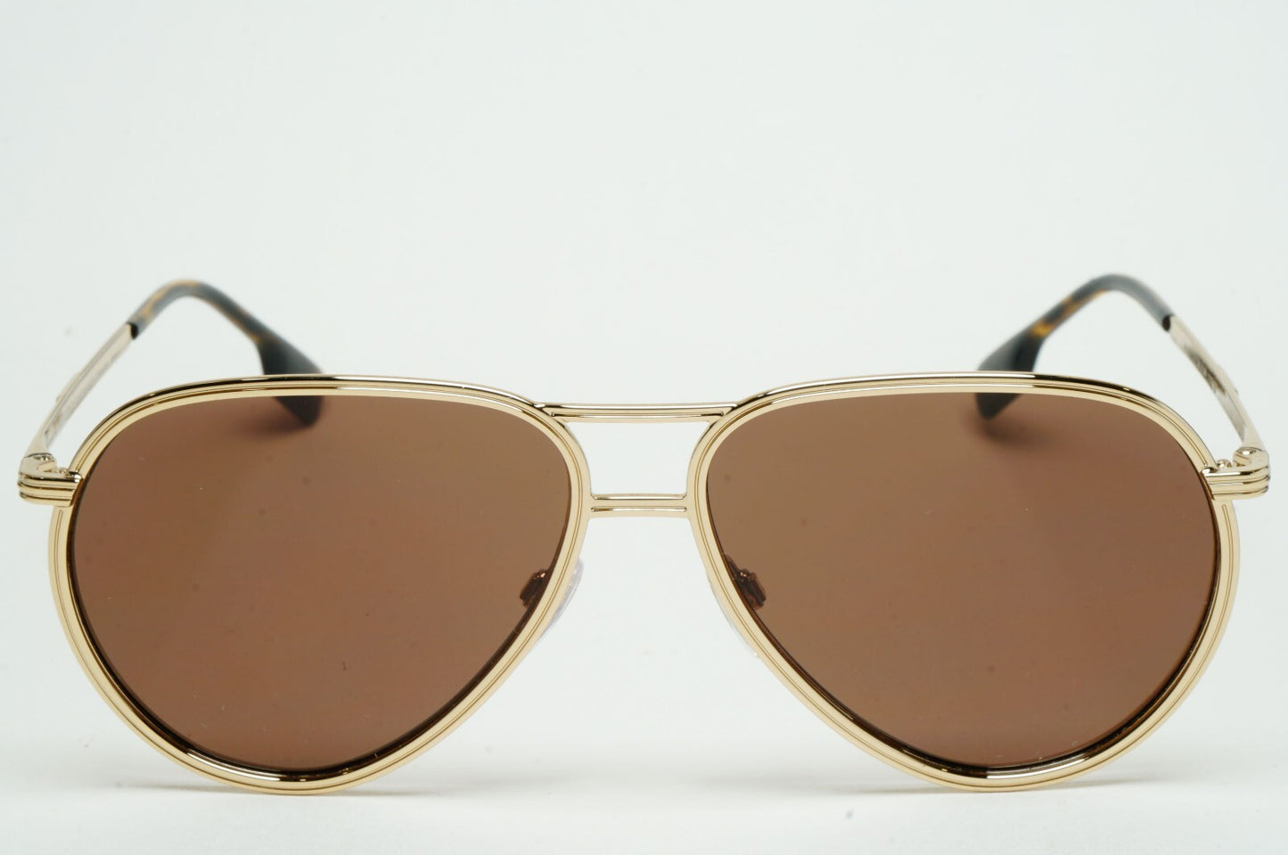Burberry Sunglasses Scott Gold Metal Pilot Brown BE 3135 1109/73 59mm