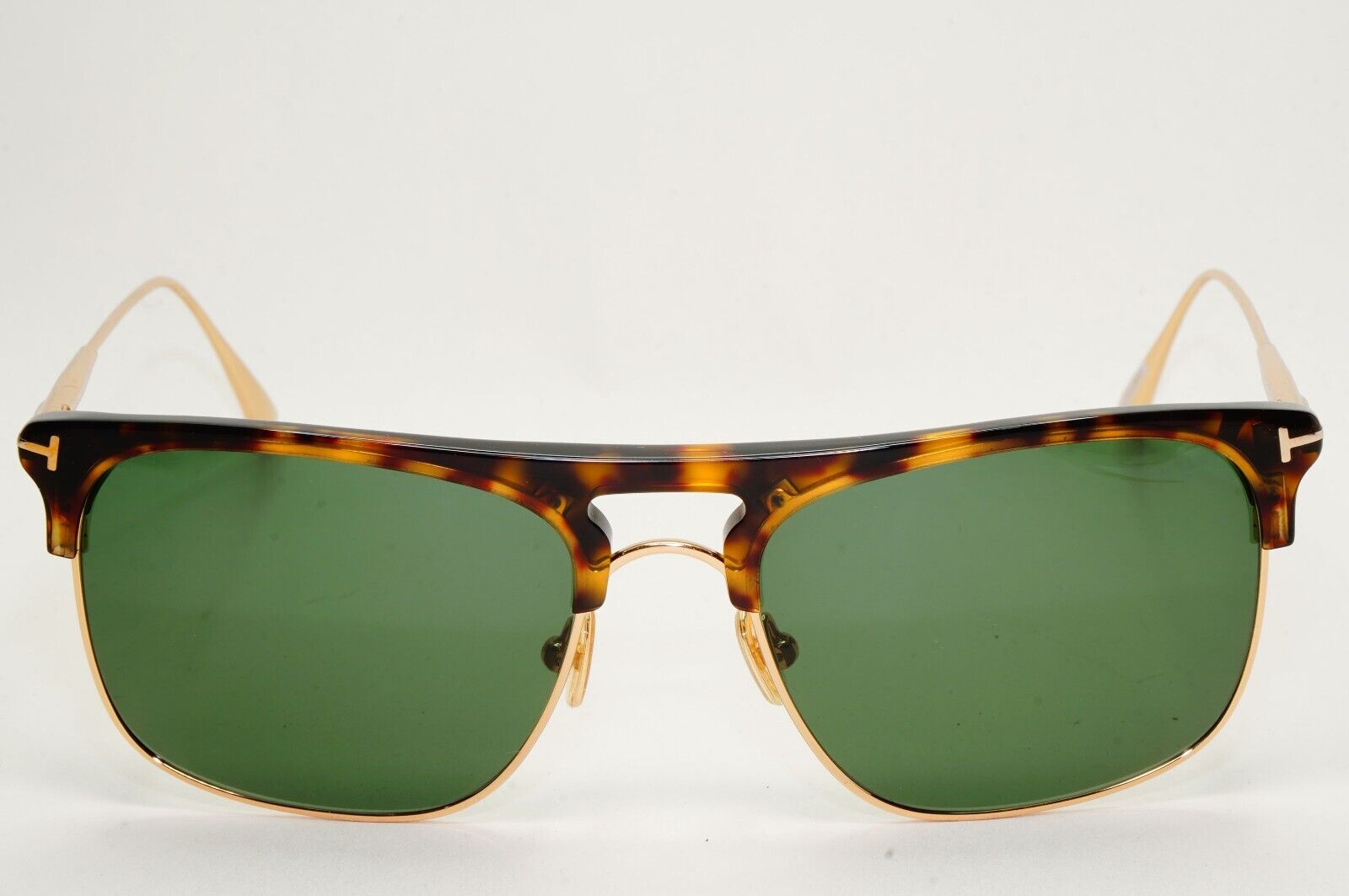 Tom Ford Sunglasses Brown Tortoise Gold Green Square FT0830 TF830 Lee 52E 210924