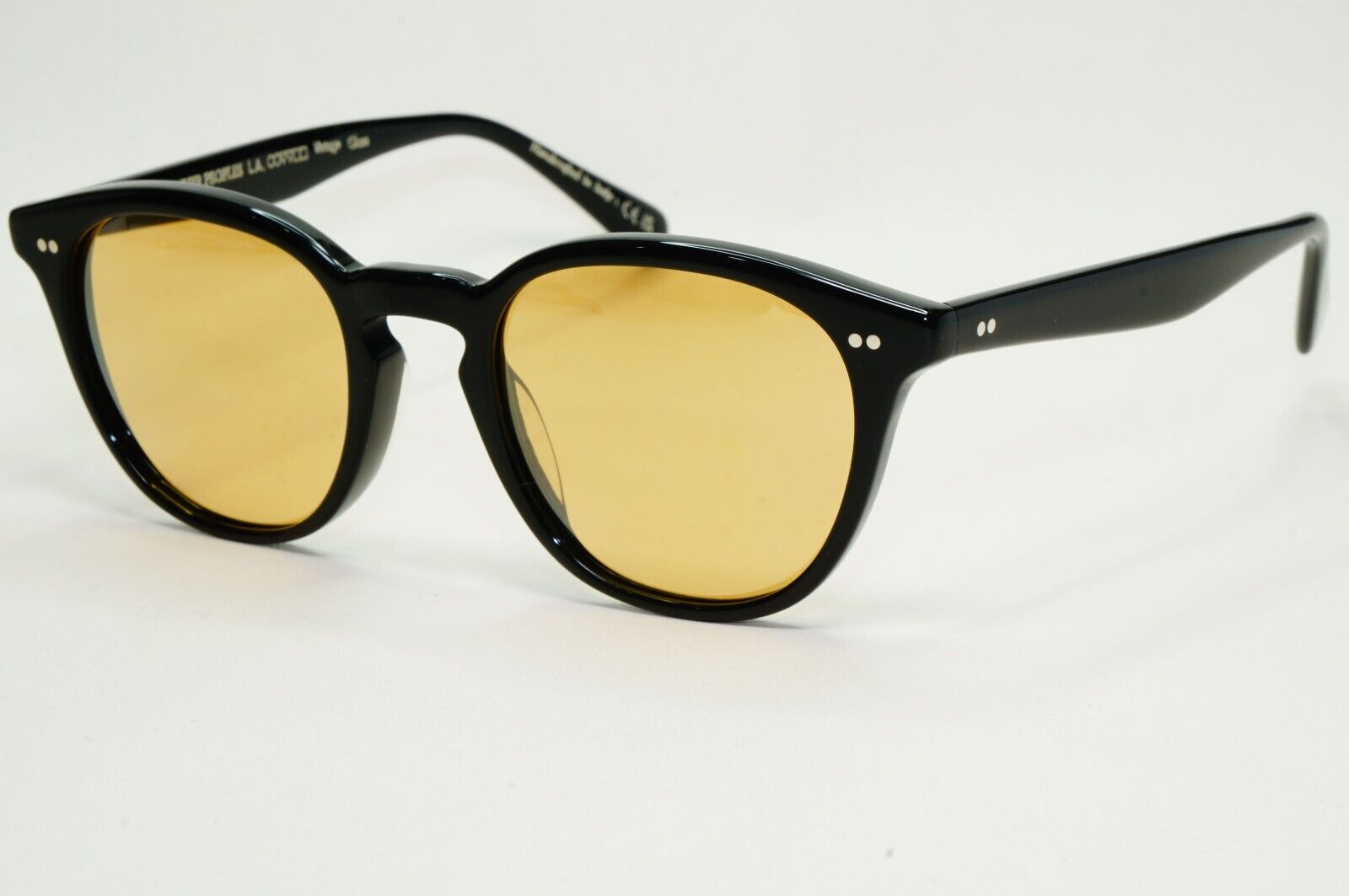 Oliver Peoples Desmon Sunglasses Black Yellow Mustard OV 5454SU 1005/0F 50mm