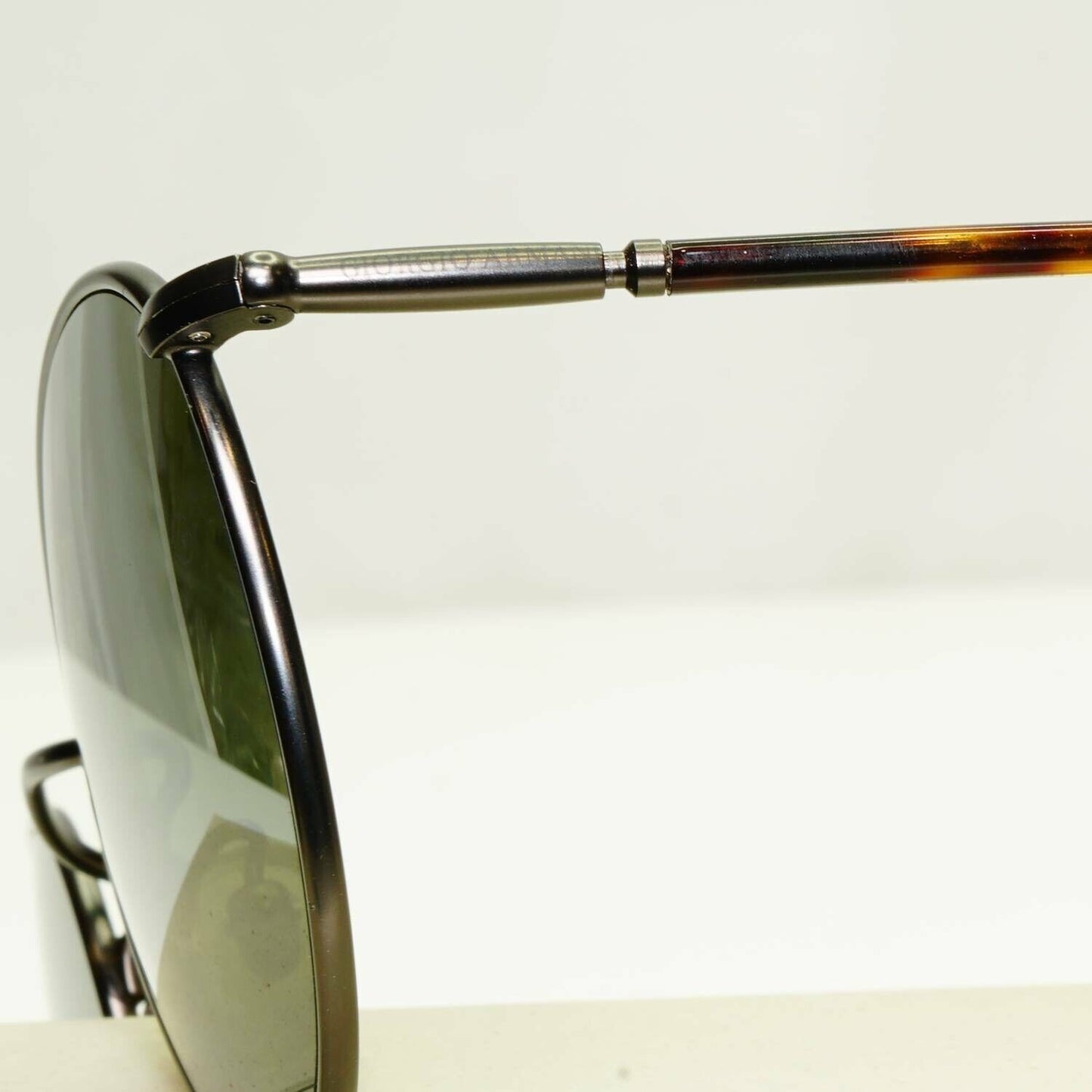 Giorgio Armani 1997 Vintage Sunglasses Gunmetal Green Mirror 639 905/36 51mm