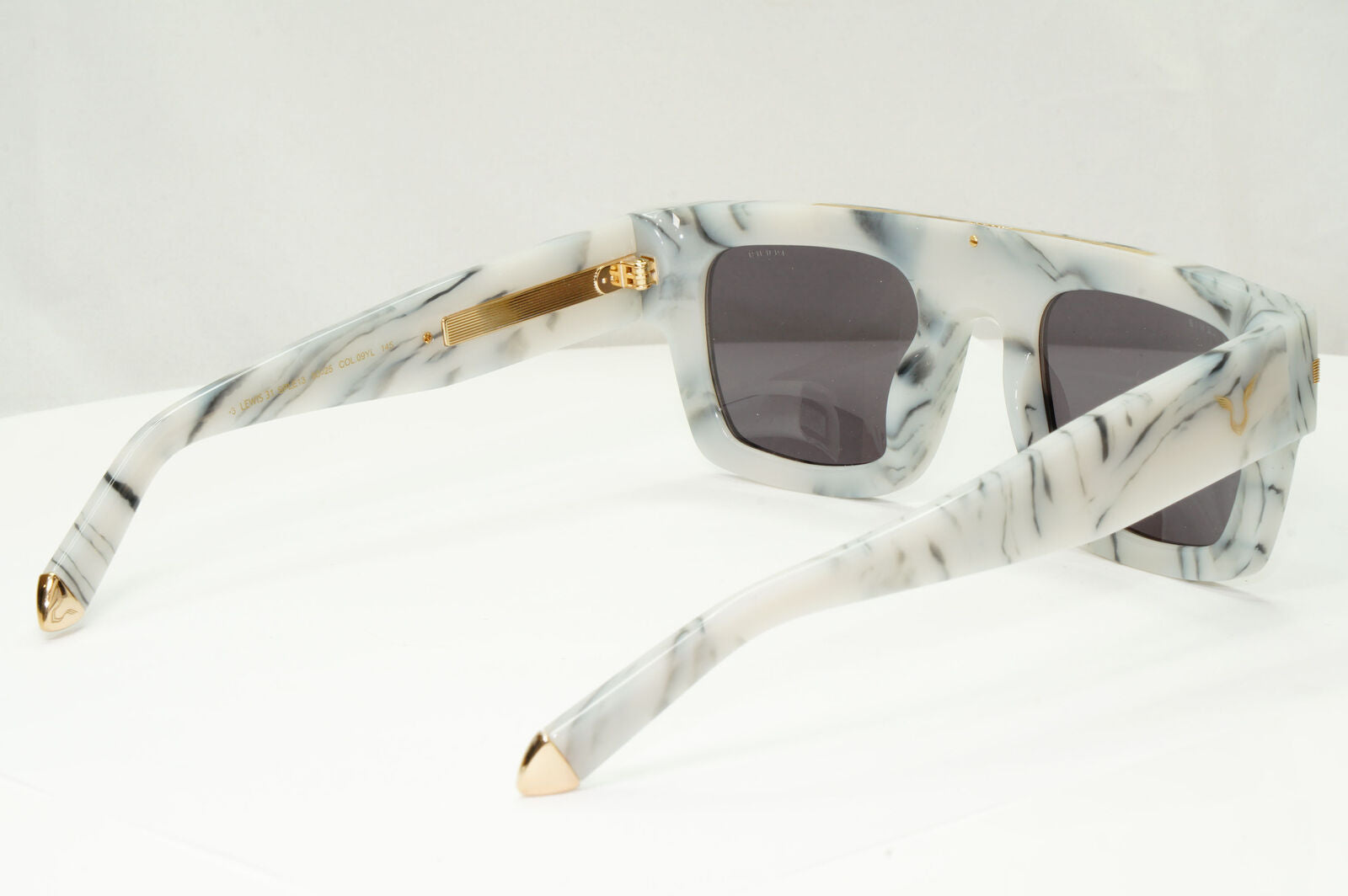 Police Lewis Hamilton F1 Sunglasses Grey Marble Acetate Square SPL E13 COL 09YL