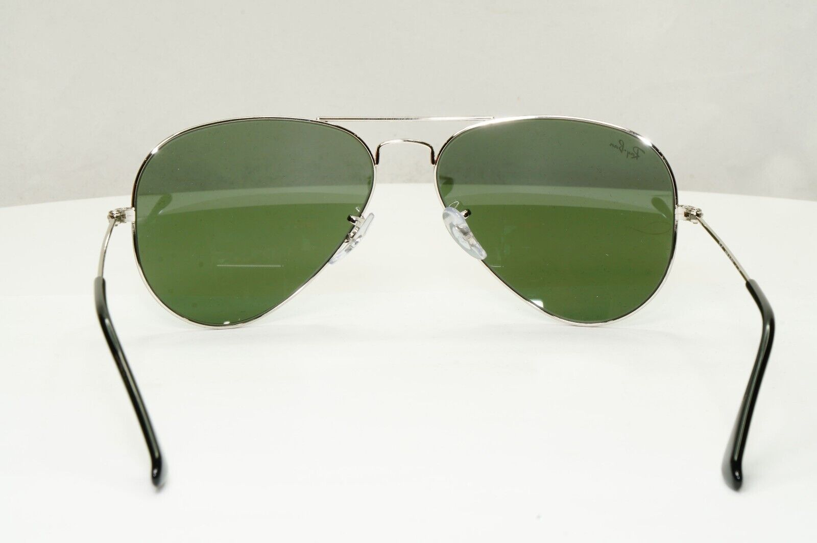 Ray-Ban Sunglasses Aviator Silver Grey Mirror Glass Lens Pilot RB 3025 58mm