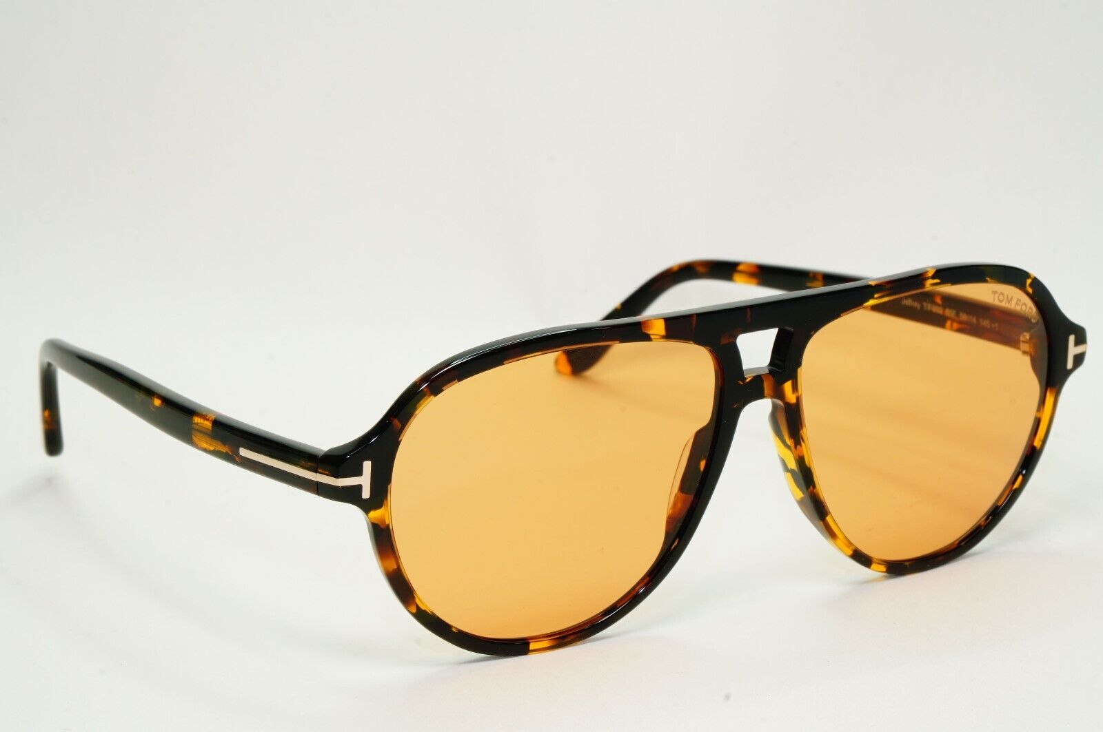 Tom Ford Sunglasses Jeffrey Brown Havana Pilot Large FT0932 TF 932 55E 59mm