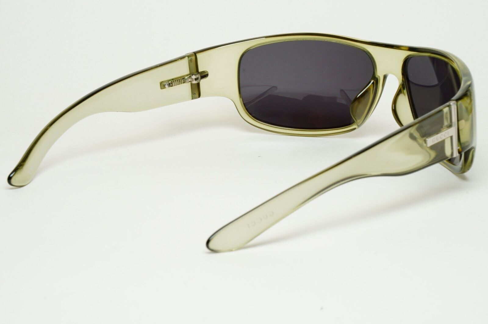Gucci Sunglasses 1999 Vintage Green Black Wrap GG 1568/S CBSBN 120125