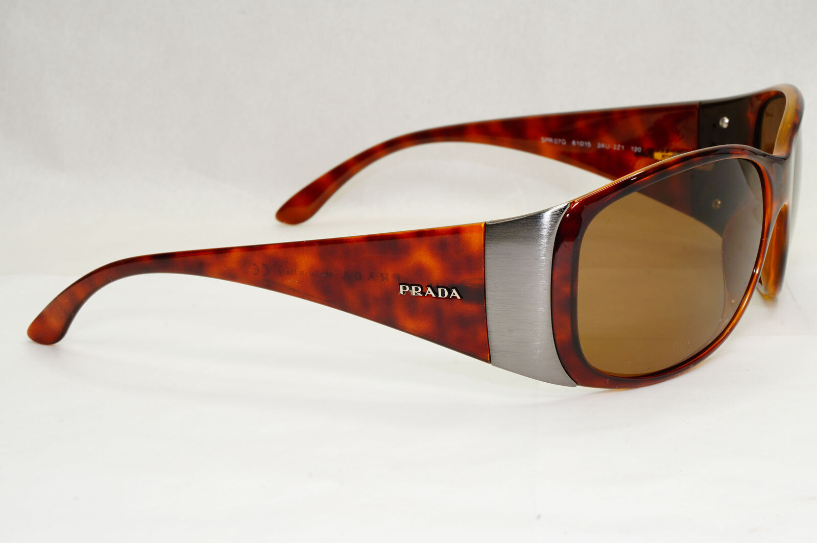 Prada Sunglasses 2005 Vintage Brown Tortoiseshell PR07GS SPR 07G 2AU-2Z1 060324