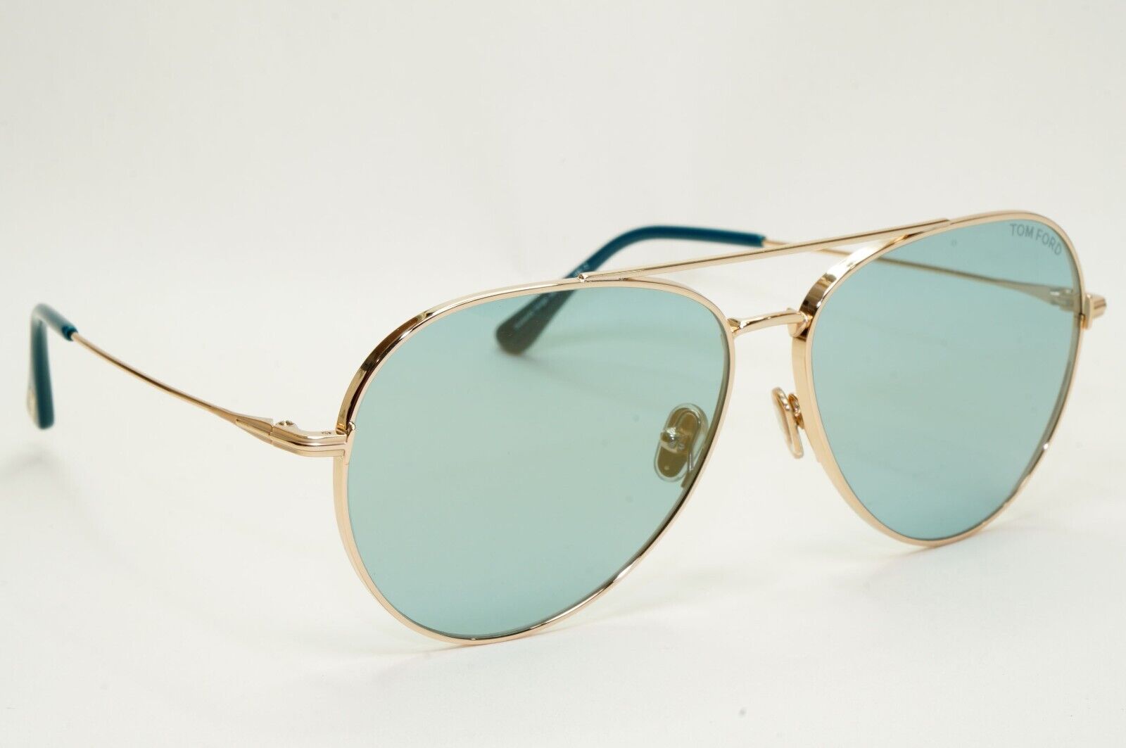 Tom Ford Sunglasses Dashel-02 Gold Blue Mirror Pilot Large FT0996 TF 996 28X