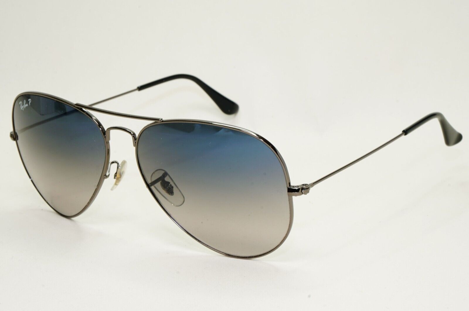 Ray-Ban Sunglasses Aviator Polarized Large Blue Brown RB 3025 004/78 62mm 041124