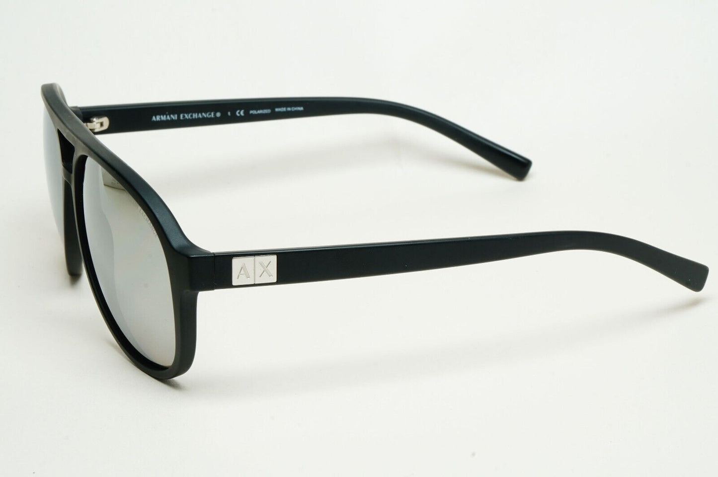 Armani Exchange Sunglasses 2015 Black Polarized Silver AX 4055 8078/Z3 221124