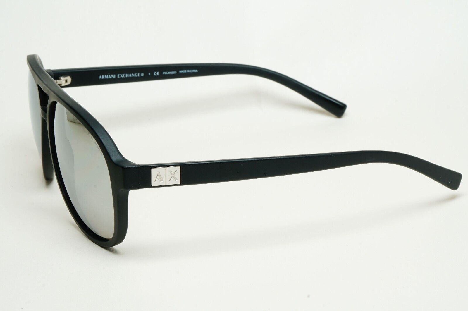 Armani Exchange Sunglasses 2015 Black Polarized Silver AX 4055 8078/Z3 221124