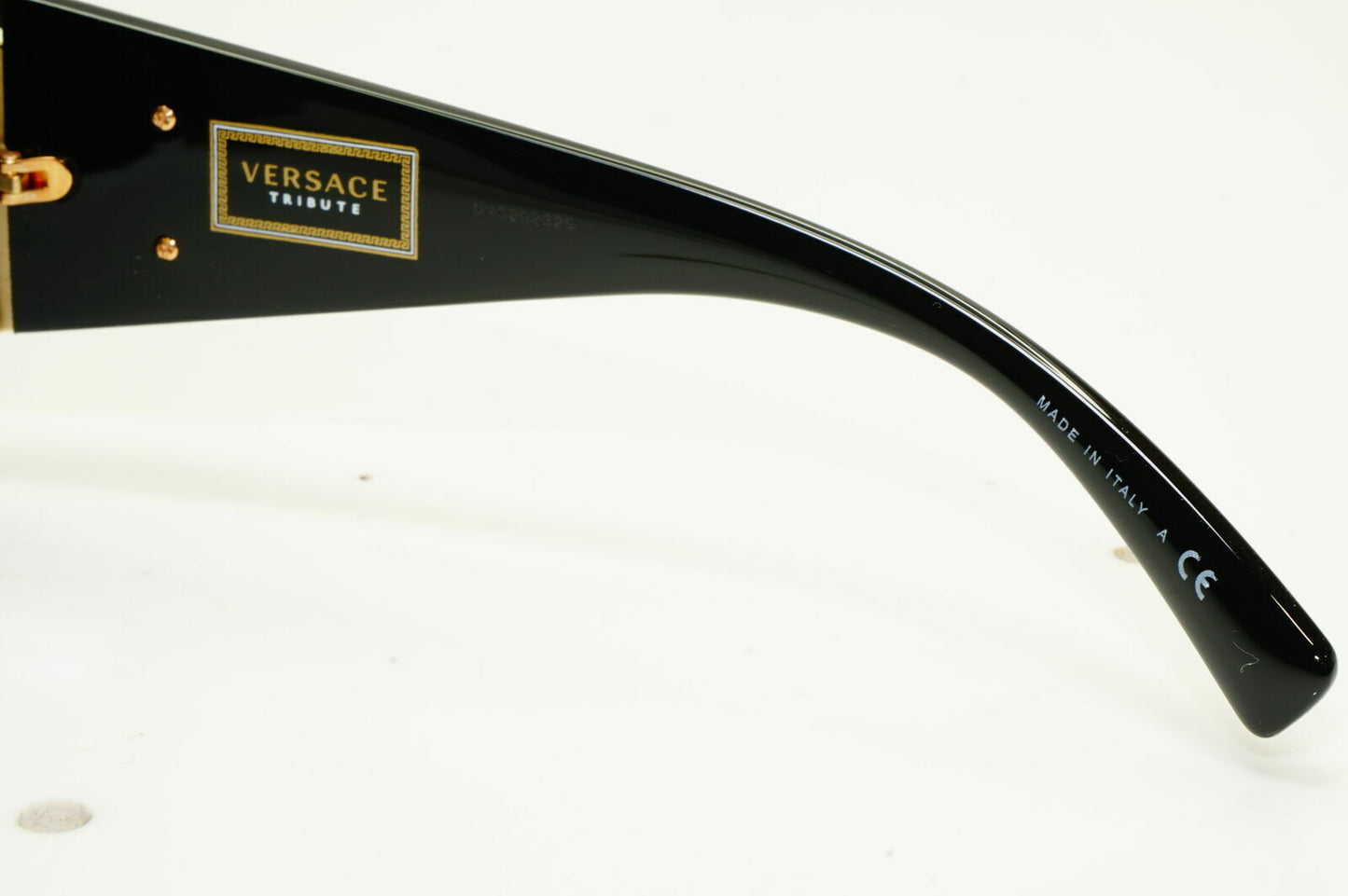 Versace Sunglasses Gold Medusa Shield Black 1996 Tribute 2197 1000/6G [a] 38875