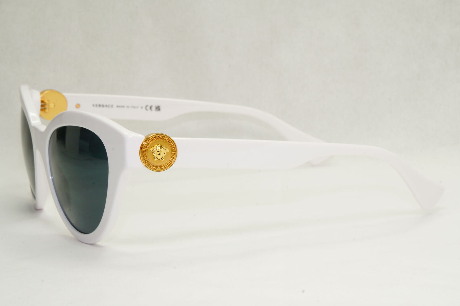 Versace Sunglasses White Gold Medusa Fashion MOD VE 4435 314/87 52mm