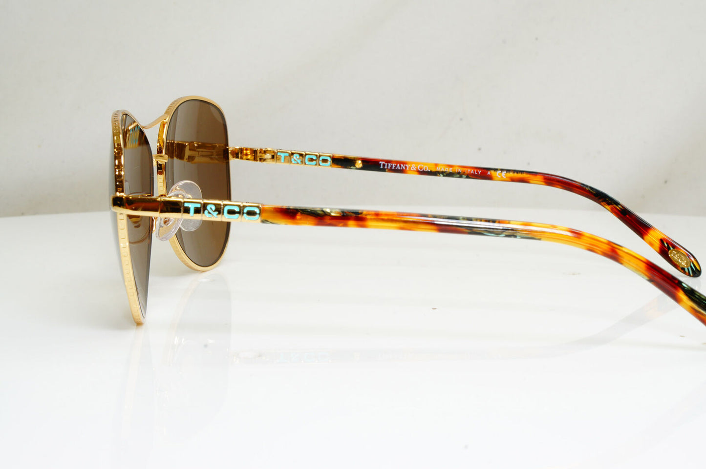 Authentic TIFFANY & CO Vintage Sunglasses Pilot LOVE TF 3041 6002/3B 29500