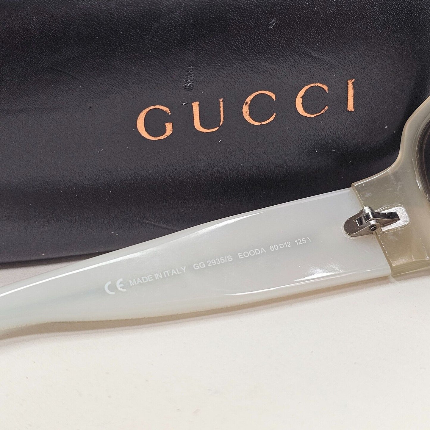 Gucci Sunglasses 2005 Vintage Ochre Stone Grey Unisex GG 2935/S EOODA 250924