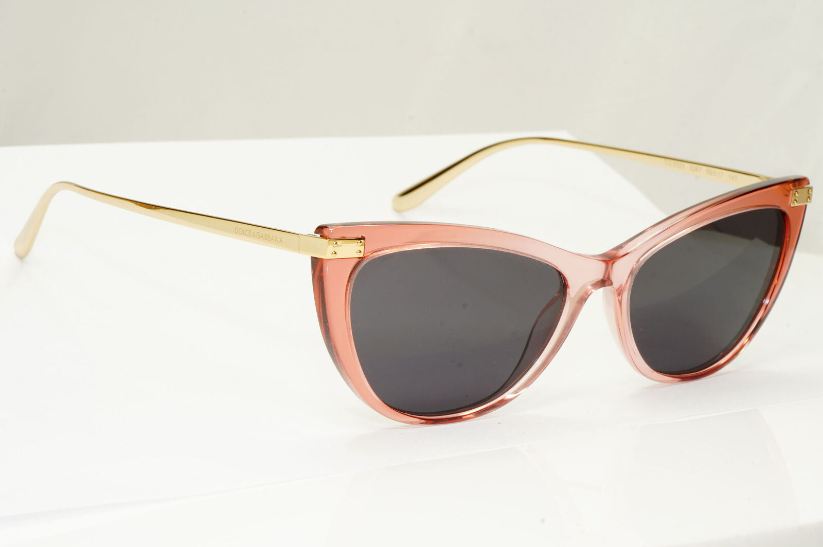 Dolce & Gabbana Sunglasses Pale Pink Gold Cat Eye DG 3329 3267 250123