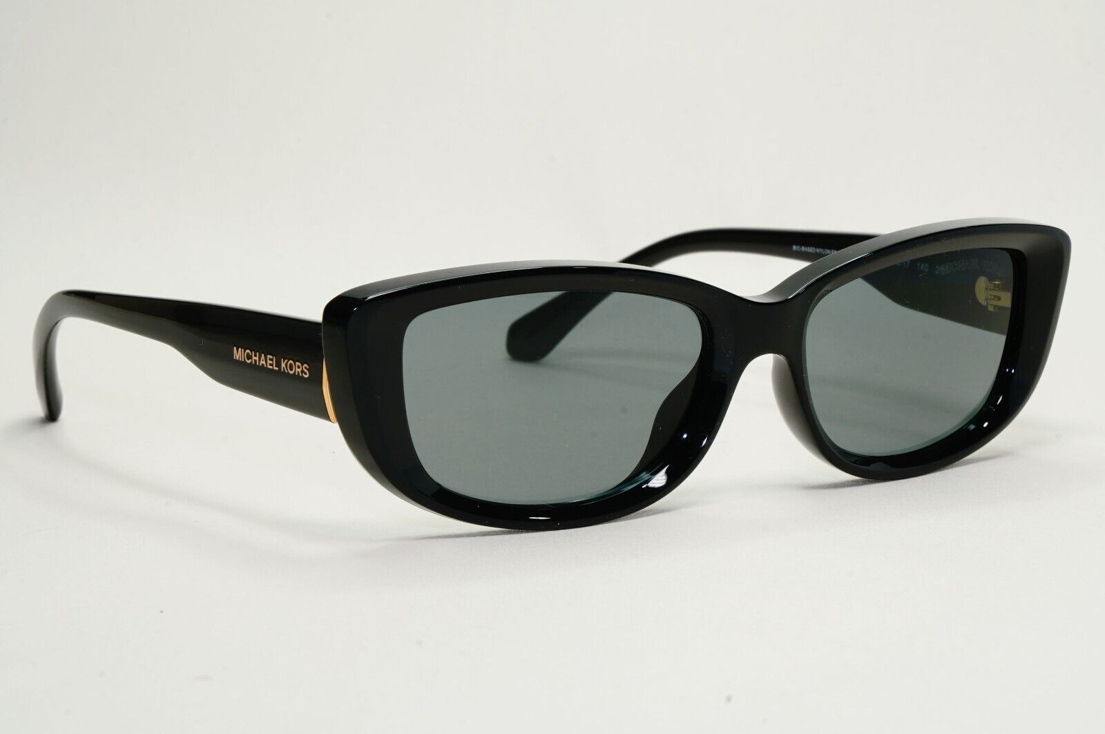Michael Kors Sunglasses Asheville Black Glossy Grey Rectangle MK 2210U 3005/87