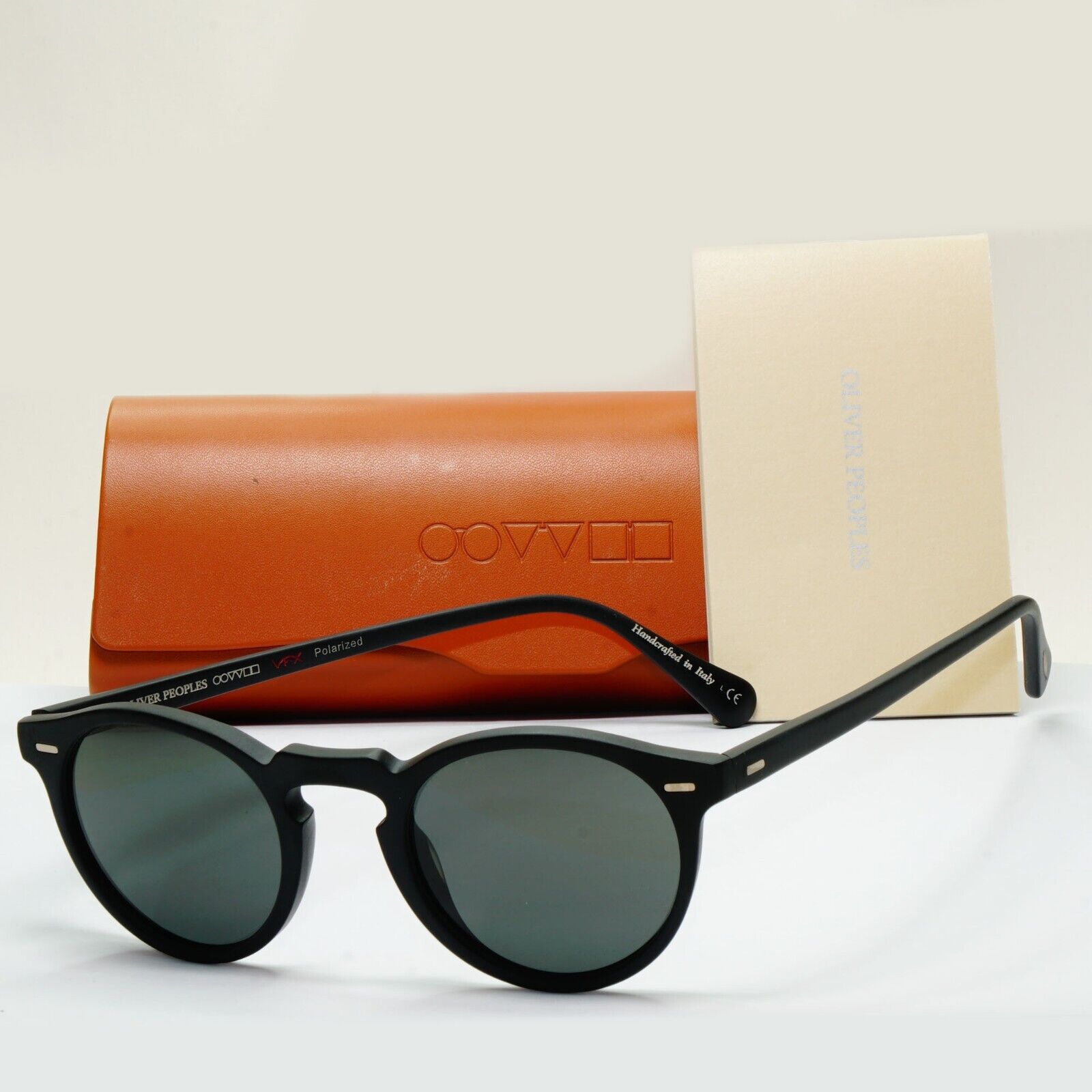 Oliver Peoples Sunglasses 2014 Gregory Peck Black Polarised OV 5217S 1031P2 47mm