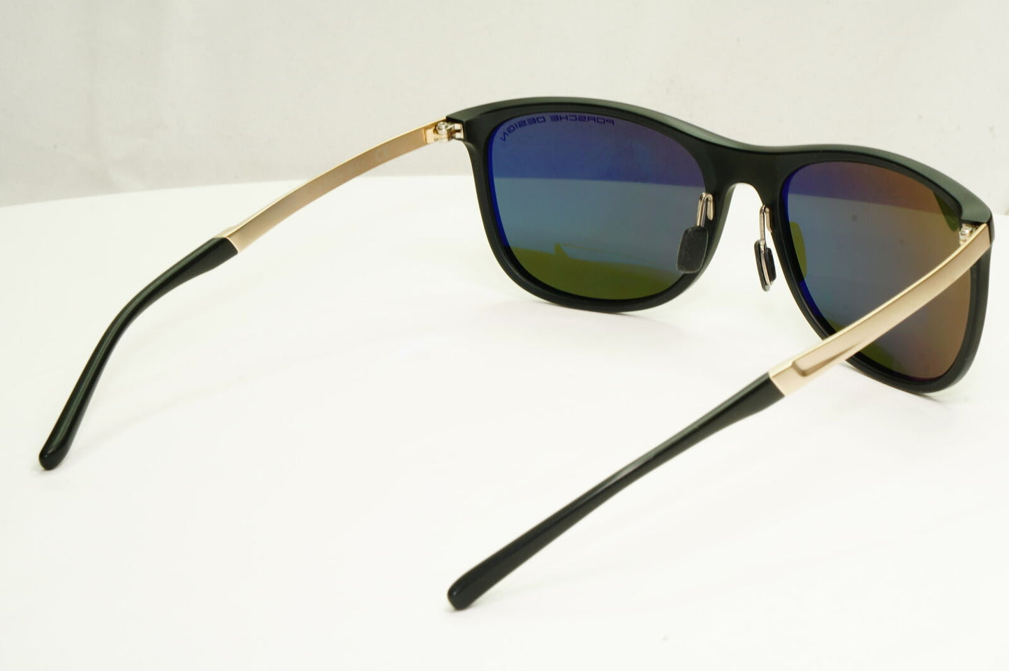 Porsche Design Titanium Polarised Sunglasses Japan Gold Black Green P8672 C