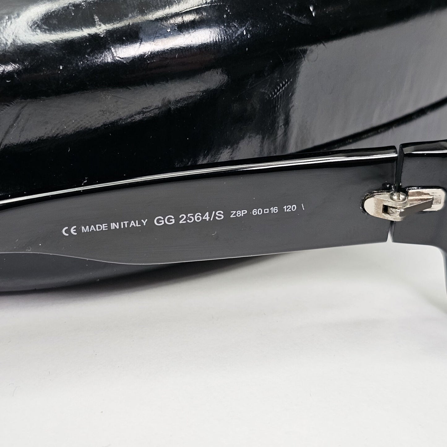 Gucci Sunglasses 2006 Vintage Black Rectangle Square Retro GG 2564/S Z8P 131223