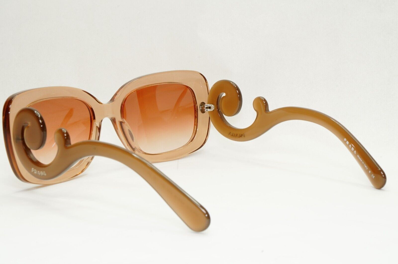 Prada Sunglasses Swirl Baroque 2012 Square Brown PR27OS SPR 27O KAL-1Z1 051223
