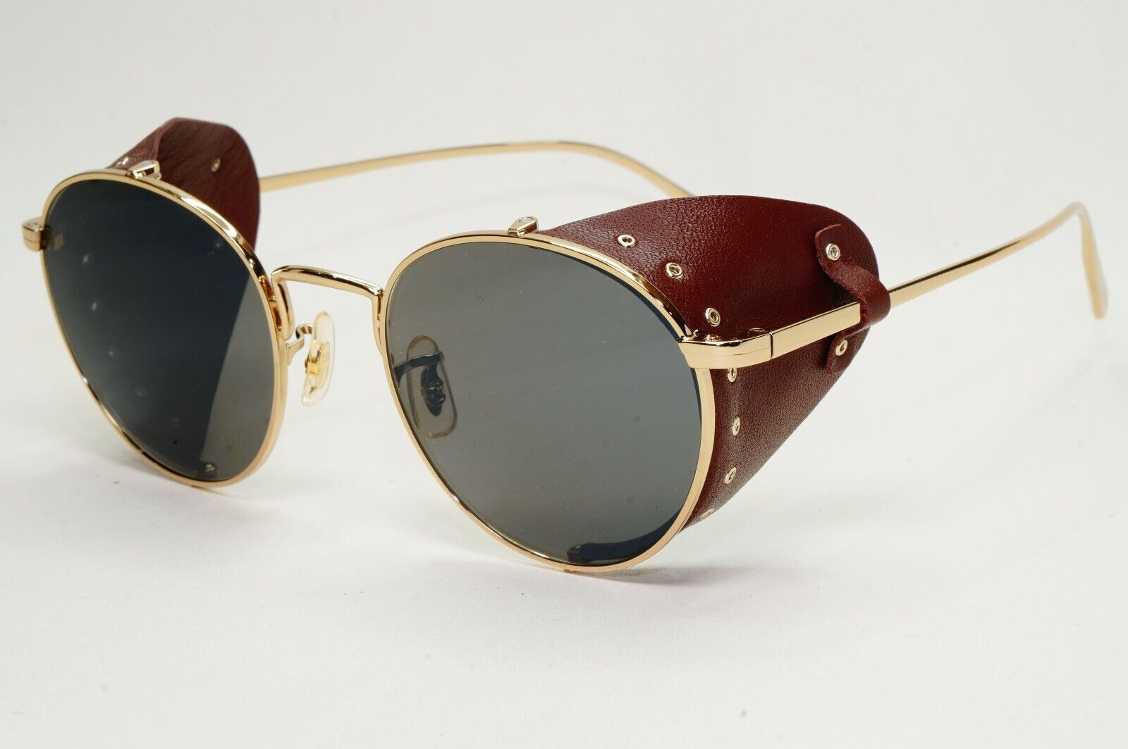 Oliver Peoples Sunglasses Cesarino-L Gold Grey Side Shields OV 1323S  5145/R5
