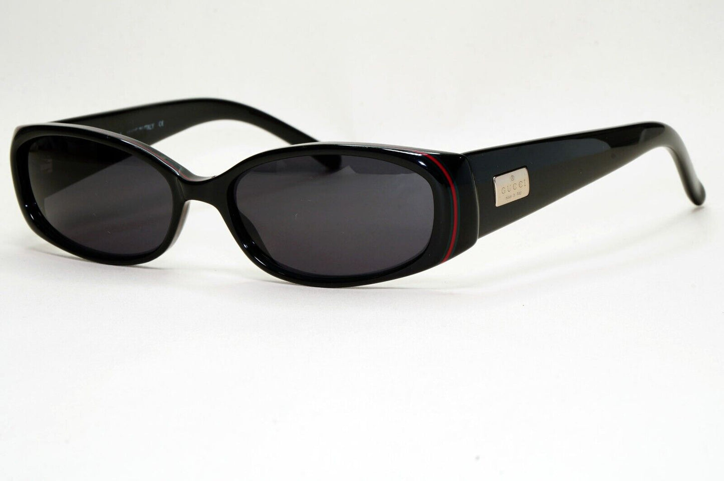 Gucci Sunglasses 1998 Vintage Black Rectangle GG 2451/S E5W Small 53mm 141024