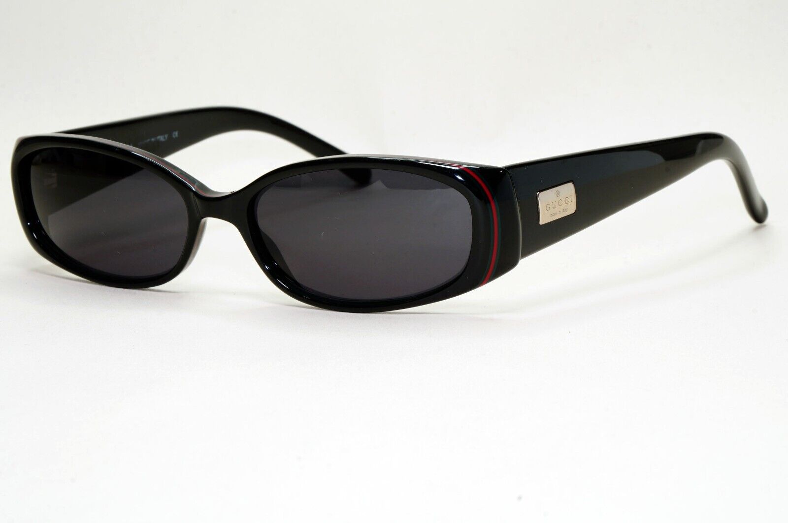 Gucci Sunglasses 1998 Vintage Black Rectangle GG 2451/S E5W Small 53mm 141024