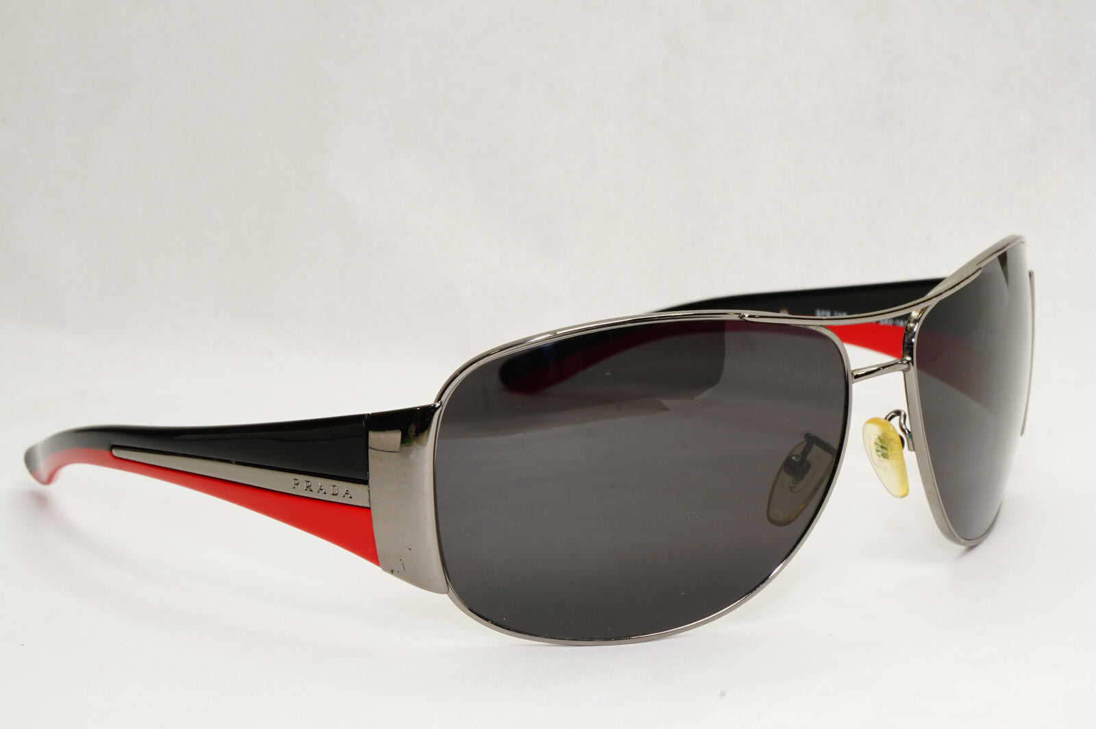 Prada Sunglasses 2006 Vintage Gunmetal Black Pilot PR75GS SPR 75G 5AV-1A1 180124