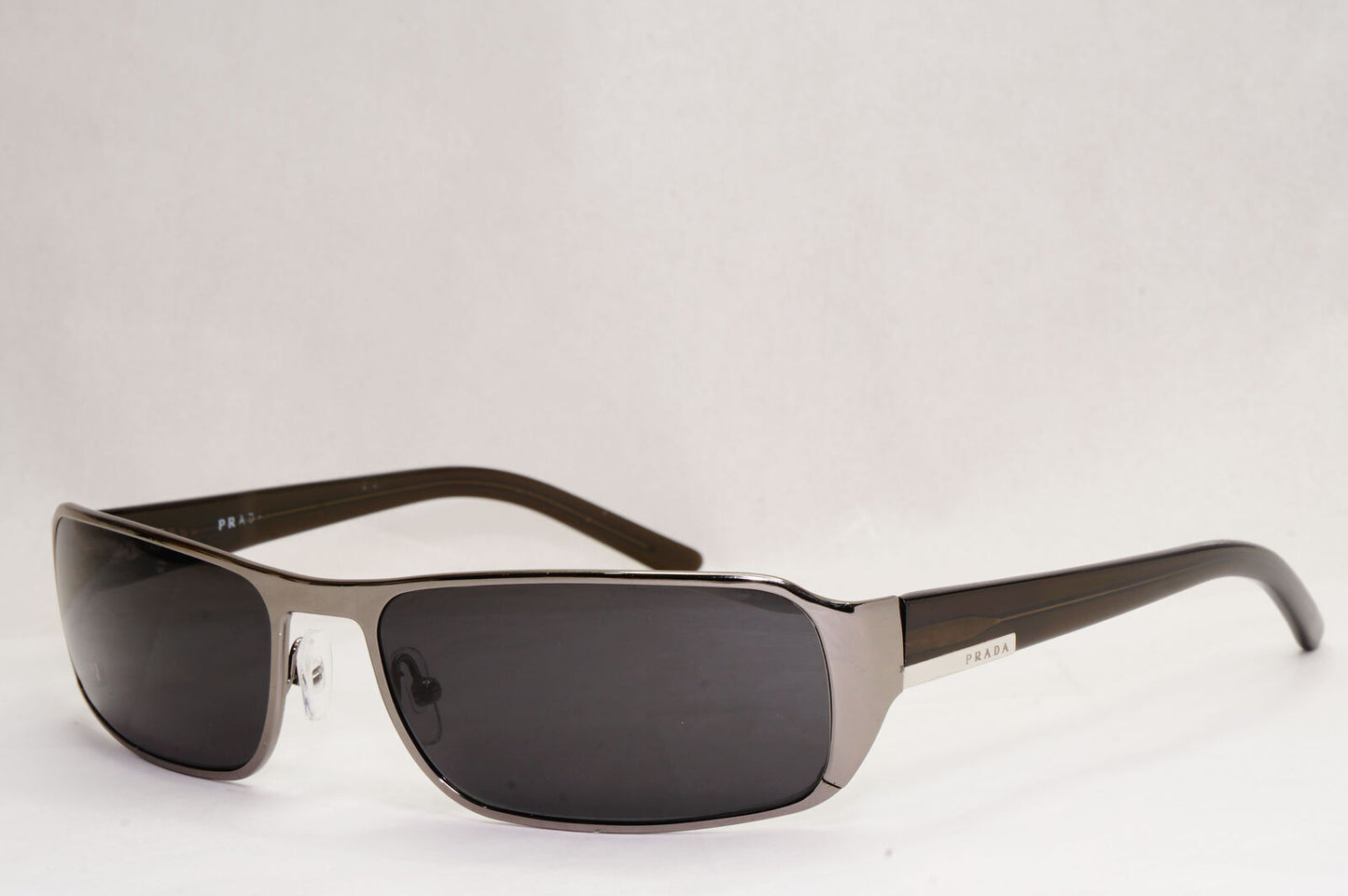 Prada Sunglasses 2006 Vintage Gunmetal Brown Olive PR52FS SPR 52F 5AV-4M1 060324