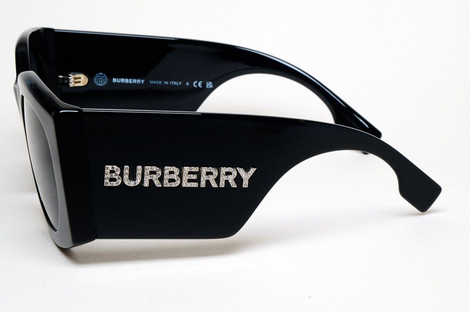 Burberry Sunglasses Madeline Black Oversized Square Large BE 4388-U 3001/87