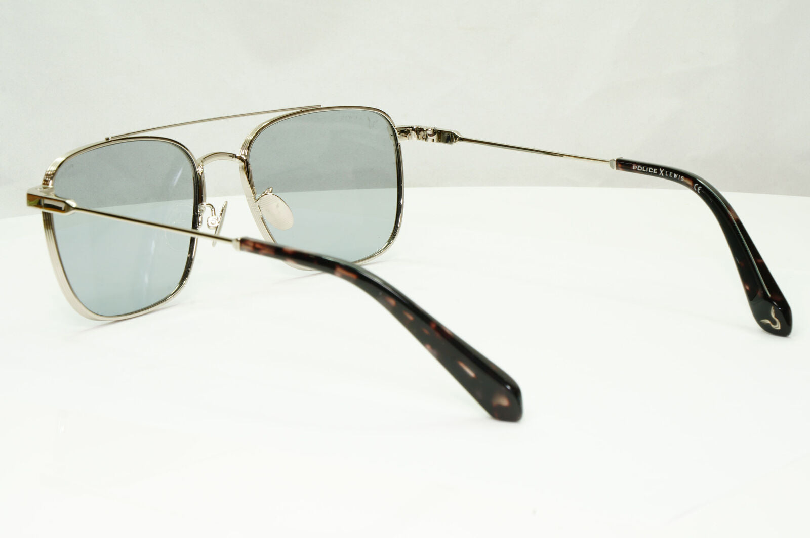 Police Lewis Hamilton F1 Sunglasses Photochromic Silver Grey SPL B28 COL 579F
