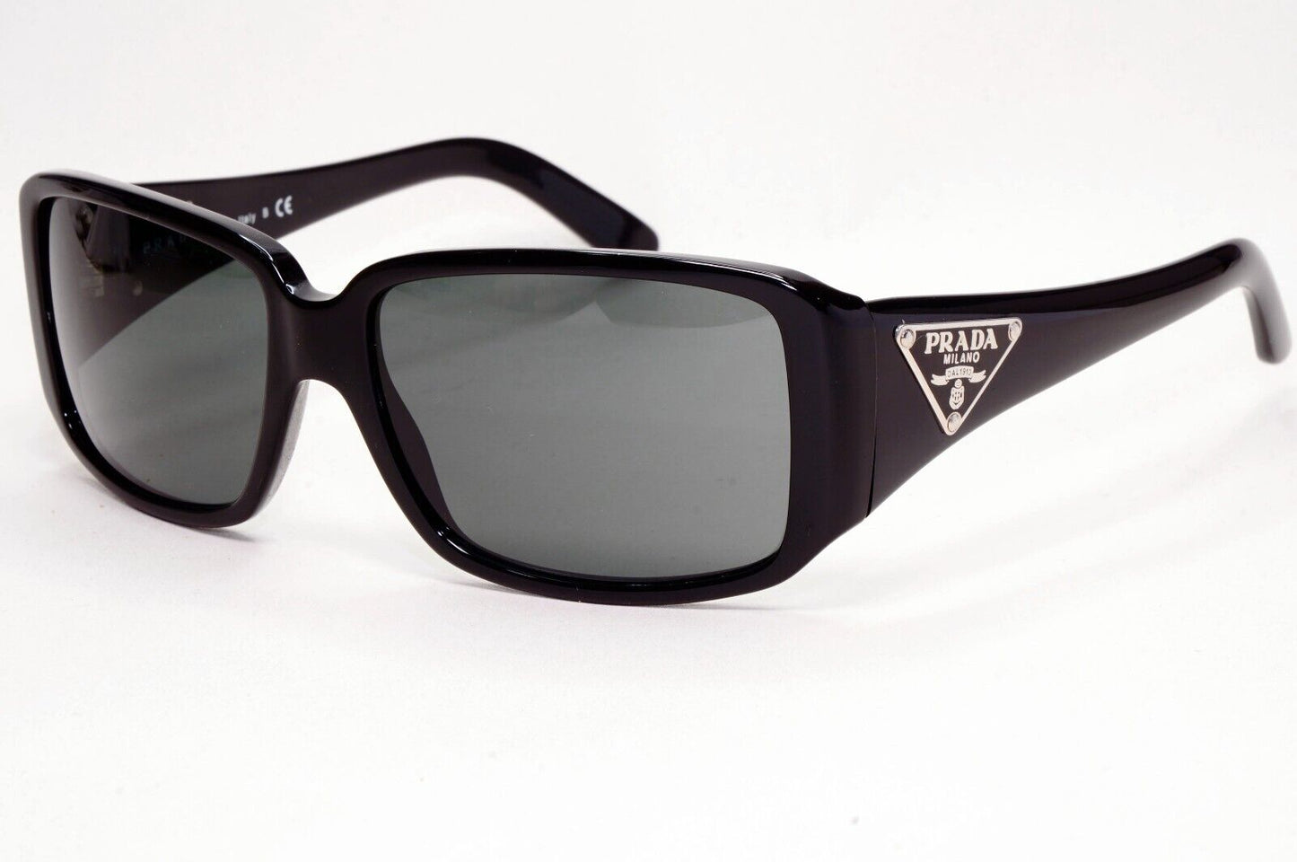 Prada Sunglasses 2011 Vintage Black Triangle Logo PR16LS SPR 16L 1AB-1A1 151024