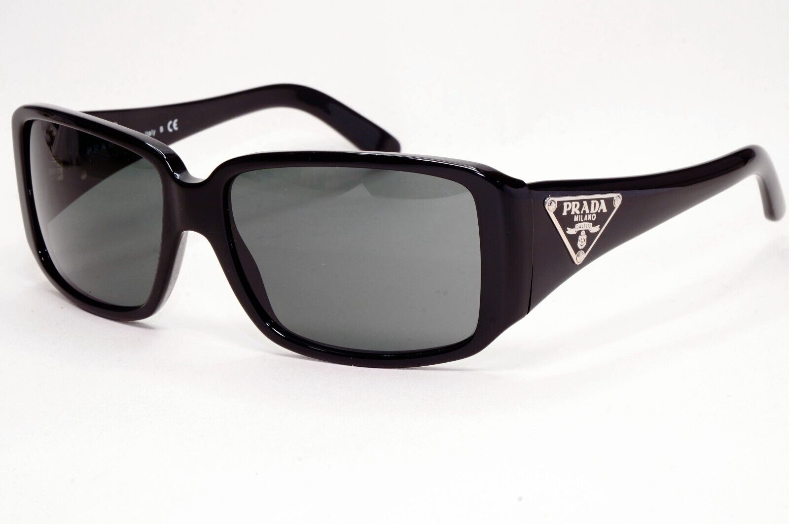 Prada Sunglasses 2011 Vintage Black Triangle Logo PR16LS SPR 16L 1AB-1A1 151024