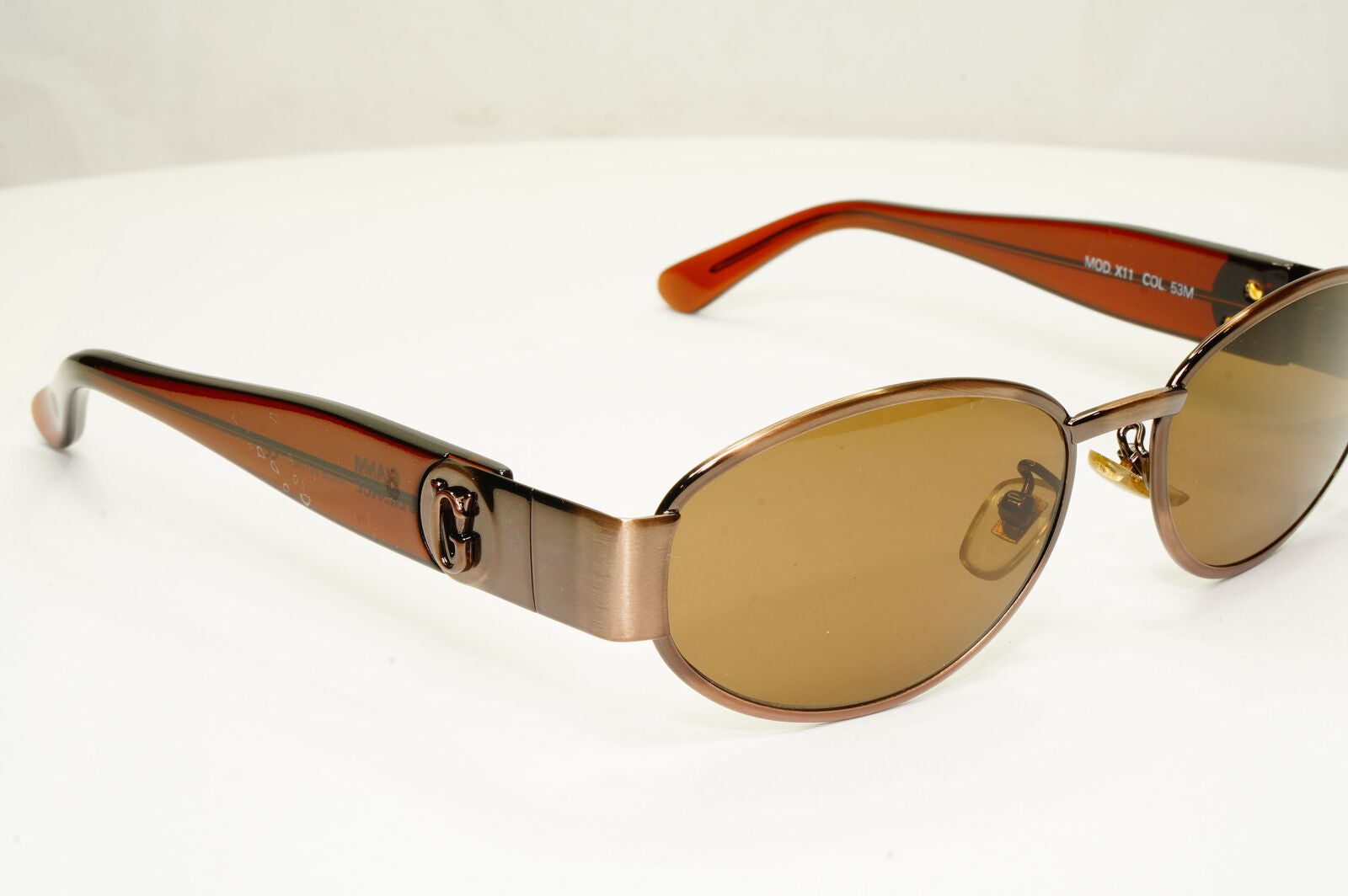 Authentic Gianni Versace Mens Vintage Sunglasses Brown MOD X11 COL 53M 35958