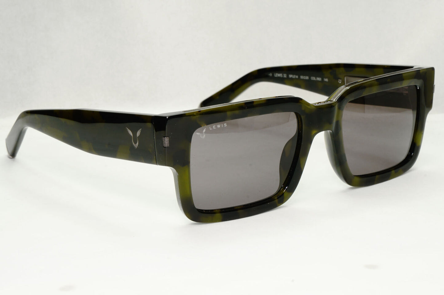 Police x Lewis Hamilton Sunglasses F1 Grey Green Camo SPL E14 Lewis 32 COL 092I