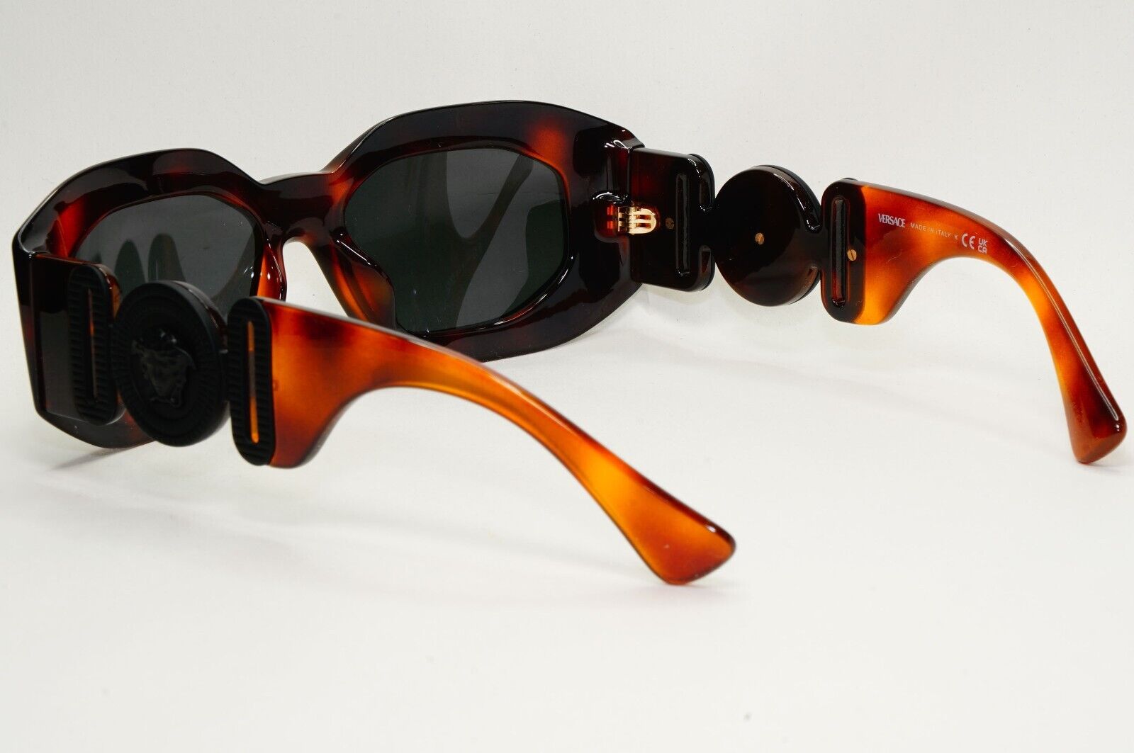 Versace Sunglasses Havana Brown Black Medusa Unisex Biggie MOD VE 4425-U 5217/87